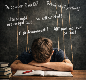 Când nota devine identitate: cum distruge presiunea performanței stima de sine a copilului