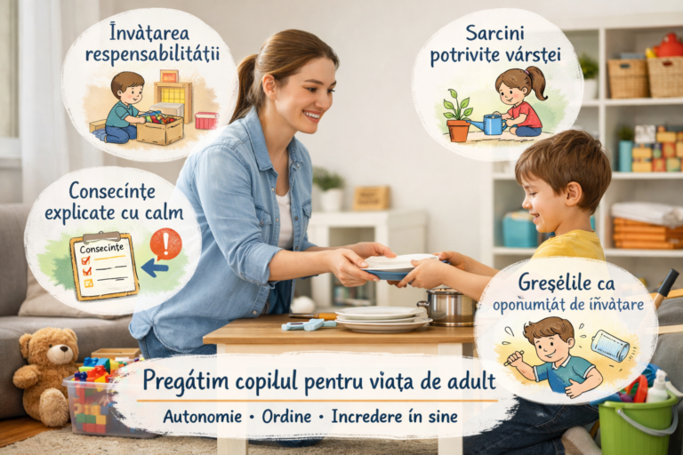 Responsabilitatea copilului: pedeapsă sau lecție de viață?