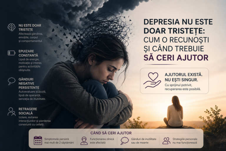 Depresia nu este doar tristețe: cum o recunoști și când trebuie să ceri ajutor
